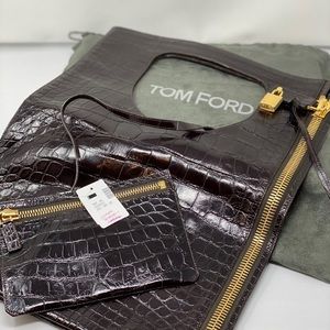 Tom Ford Alix Alligator Handbag